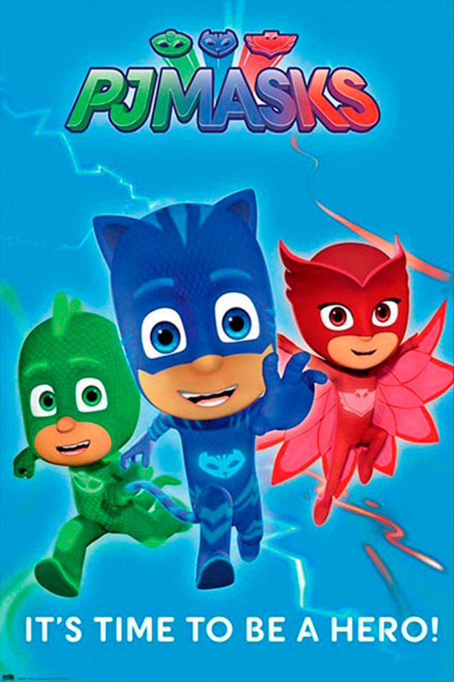 Poster de la Caricatura: PJ Masks: Héroes en Pijamas