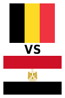 Bélgica vs. Egipto