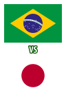 Brasil vs. Japón