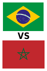 Brasil vs. Marruecos