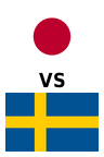 Japón vs. Suecia
