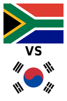 Sudáfrica vs. Corea del Sur