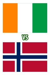 Costa de Marfil vs. Noruega