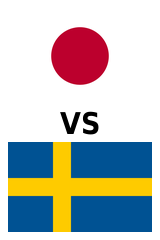 Japón vs. Suecia