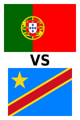 Portugal vs. República Democrática del Congo