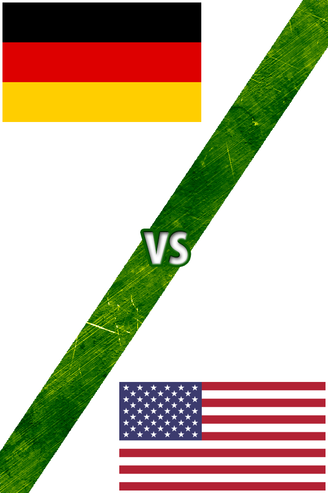 Poster del Deporte: Alemania vs. Estados Unidos