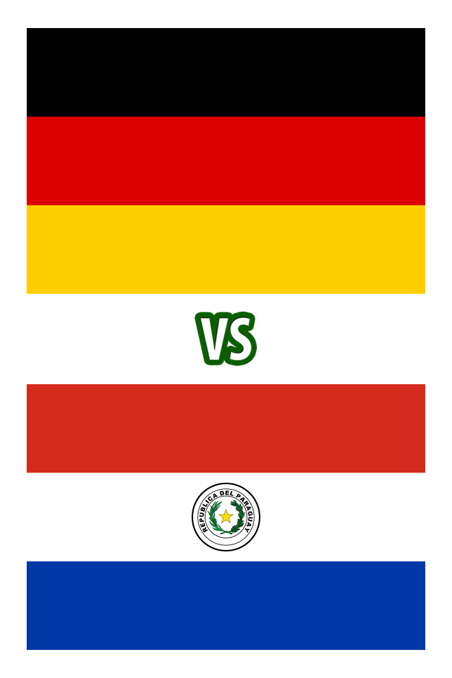 Poster del Deporte: Alemania vs. Paraguay