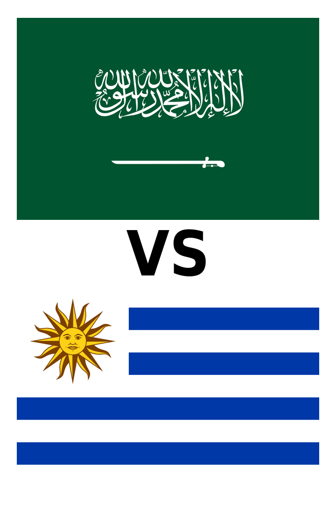 Poster del Deporte: Arabia Saudita vs. Uruguay