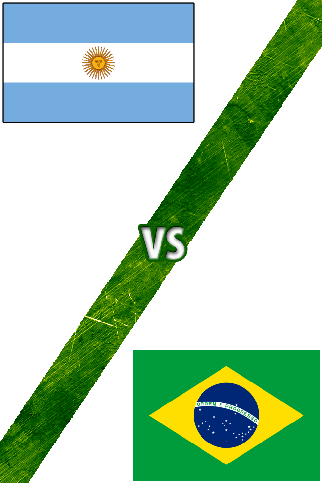 Poster del Deporte: Argentina vs. Brasil