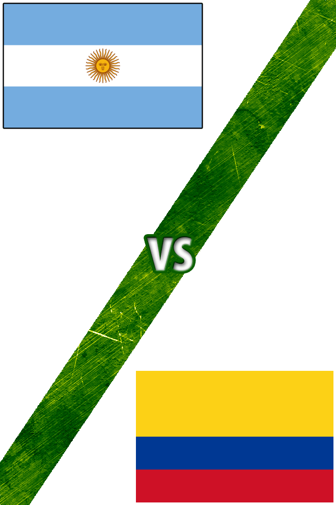 Poster del Deporte: Argentina vs. Colombia