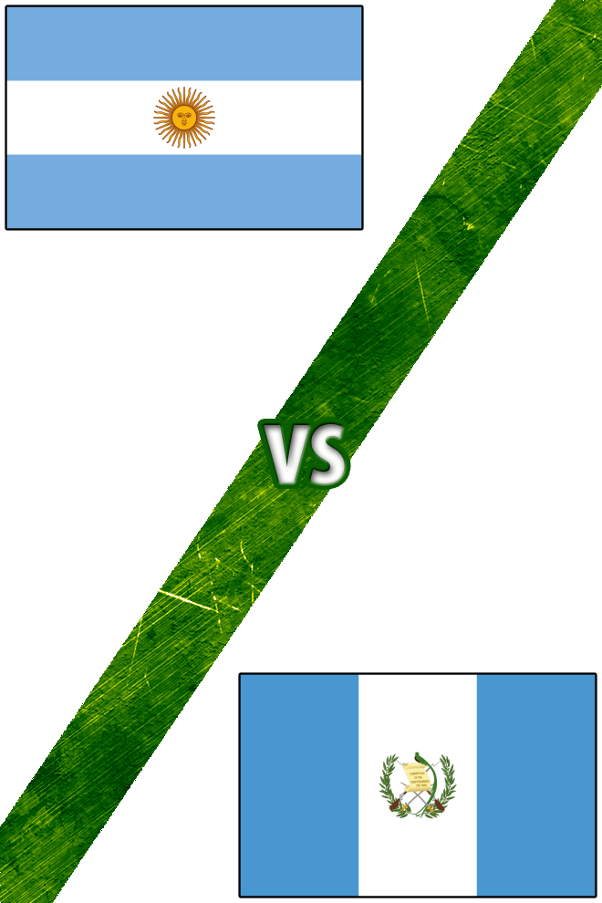 Poster del Deporte: Argentina vs. Guatemala