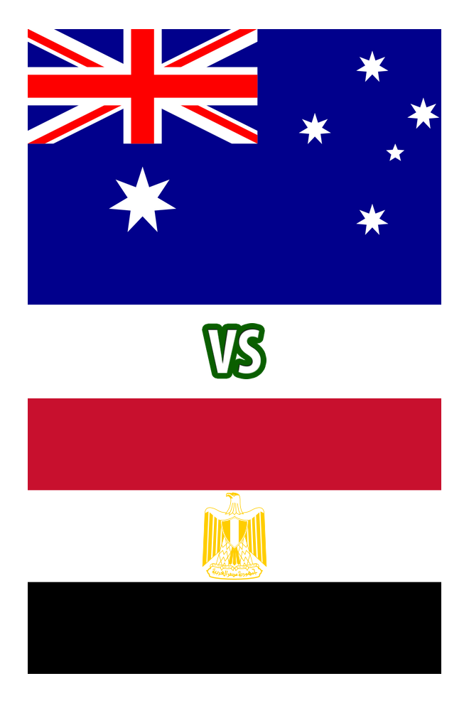 Poster del Deporte: Australia-Egipto