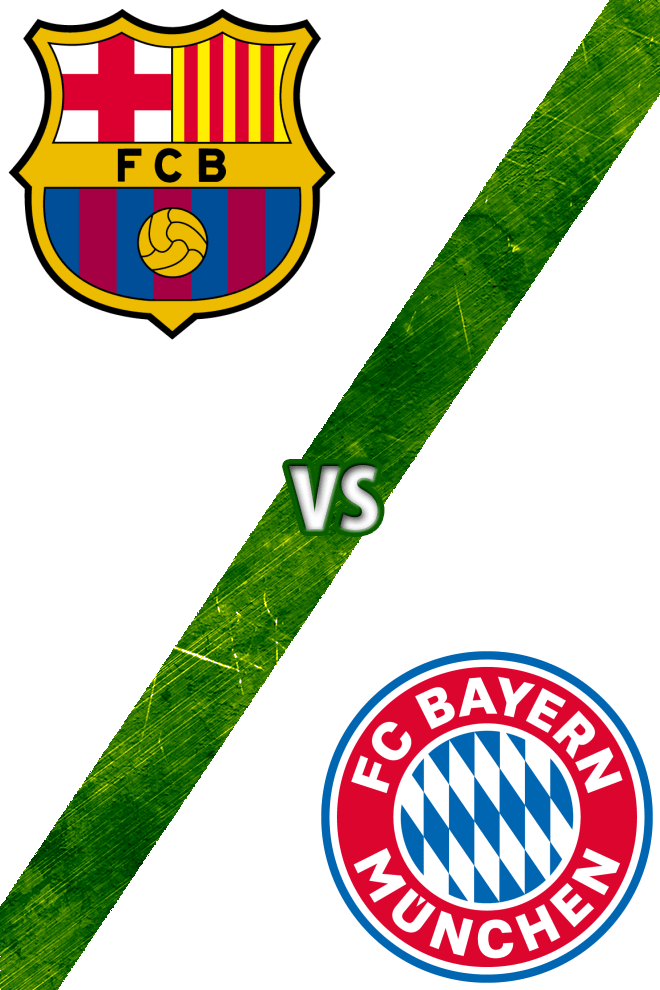 Poster del Deporte: Barcelona vs. Bayern Múnich