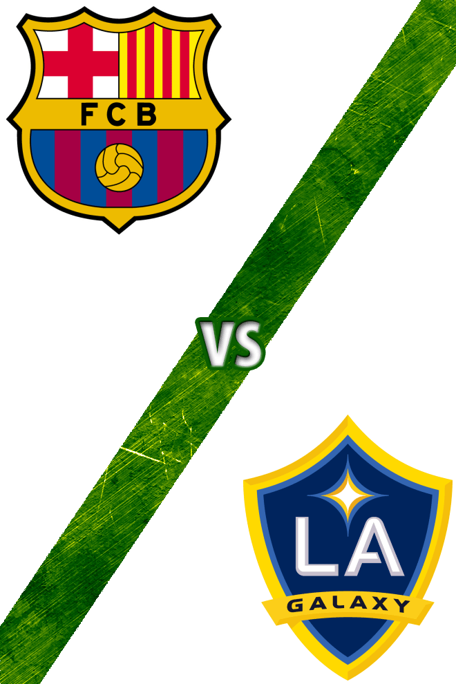 Poster del Deporte: Barcelona vs. Los Angeles Galaxy