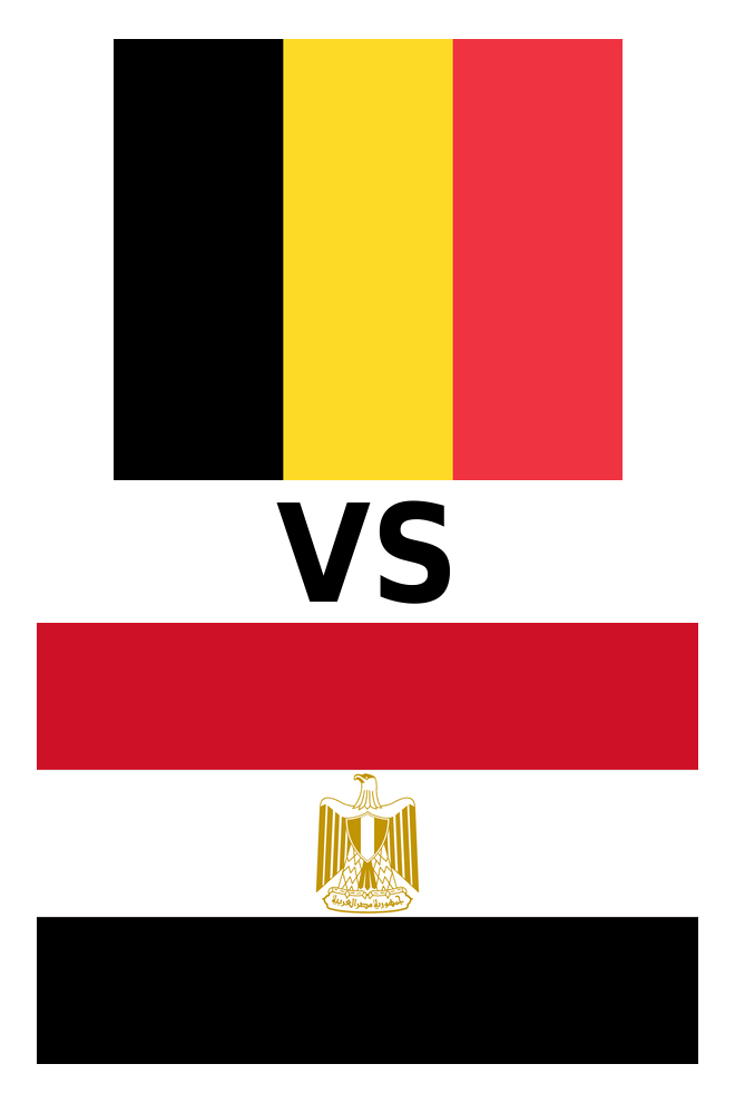 Poster del Deporte: Bélgica vs. Egipto