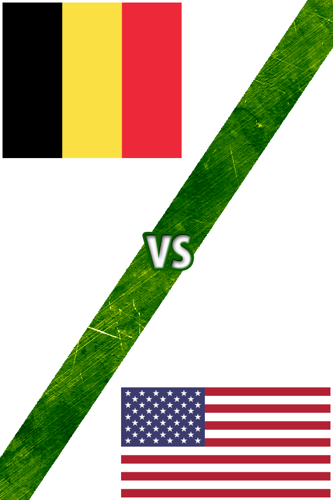 Poster del Deporte: Bélgica vs. Estados Unidos