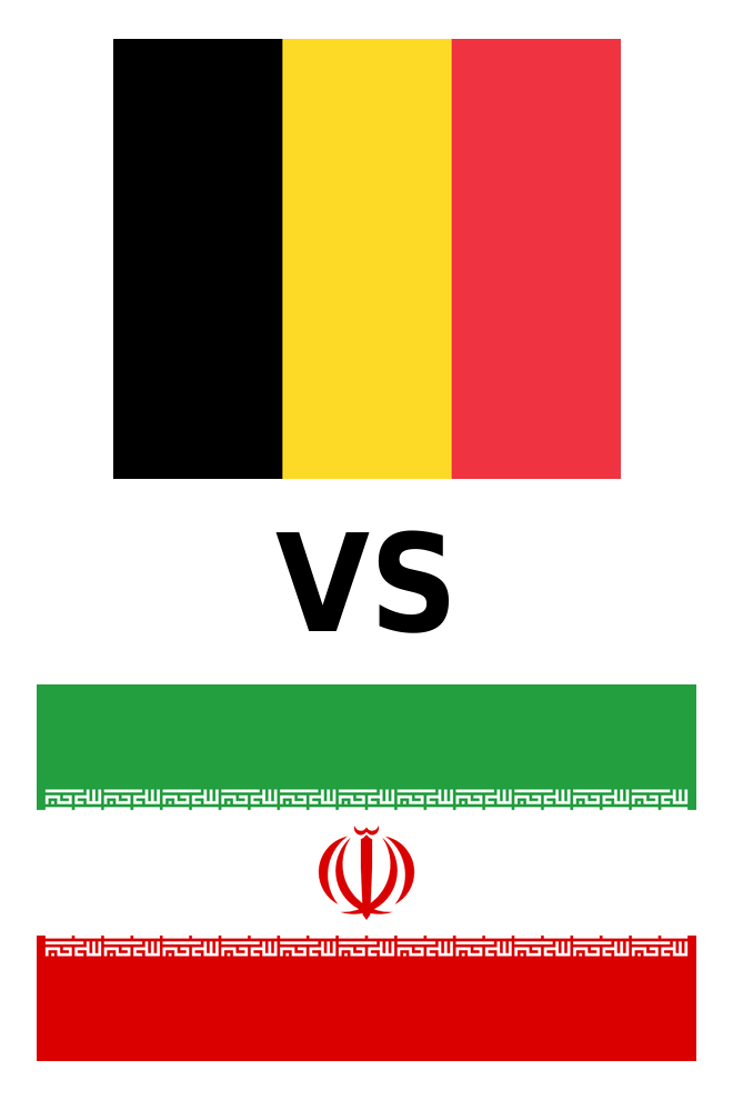 Poster del Deporte: Bélgica vs. Irán