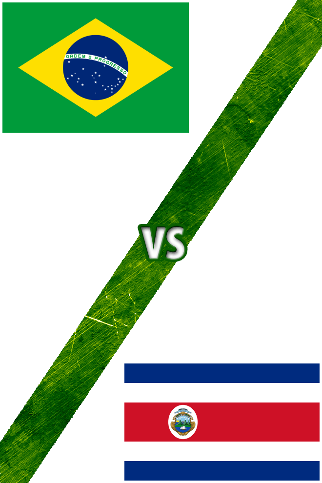 Poster del Deporte: Brasil vs. Costa Rica