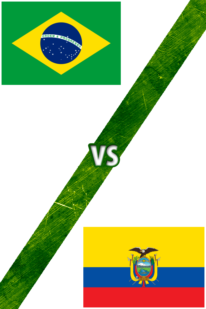 Poster del Deporte: Brasil vs. Ecuador