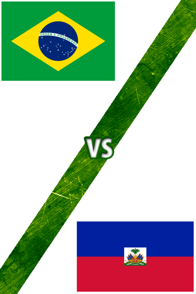 Poster del Deporte: Brasil vs. Haití