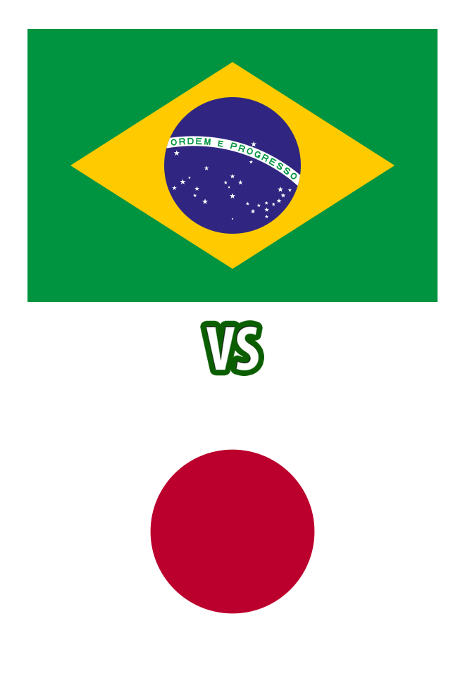 Poster del Deporte: Brasil-Japón