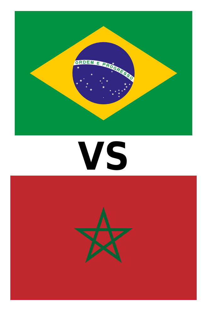 Poster del Deporte: Brasil vs. Marruecos