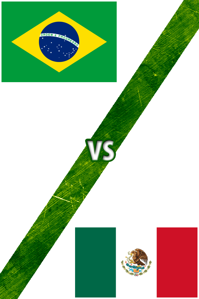 Poster del Deporte: Brasil Vs. México
