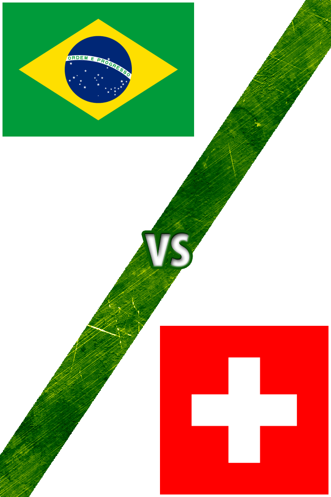 Poster del Deporte: Brasil vs. Suiza