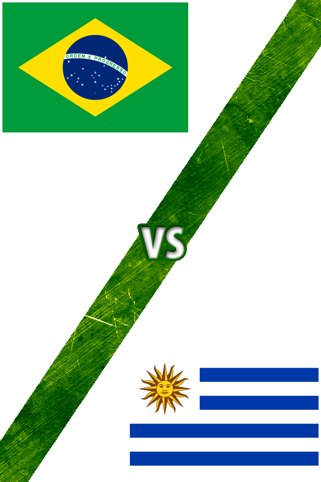 Poster del Deporte: Brasil vs. Uruguay