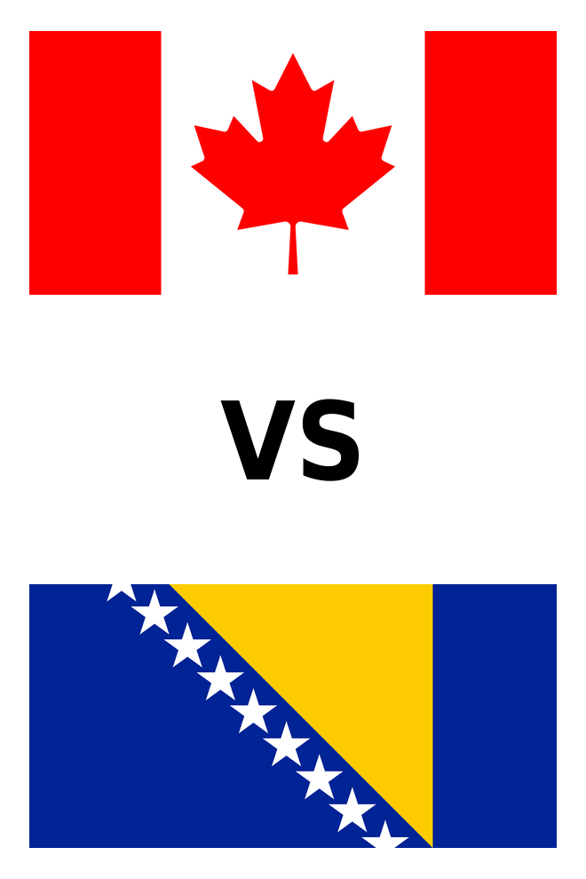 Poster del Deporte: Canadá-Bosnia y Herzegovina