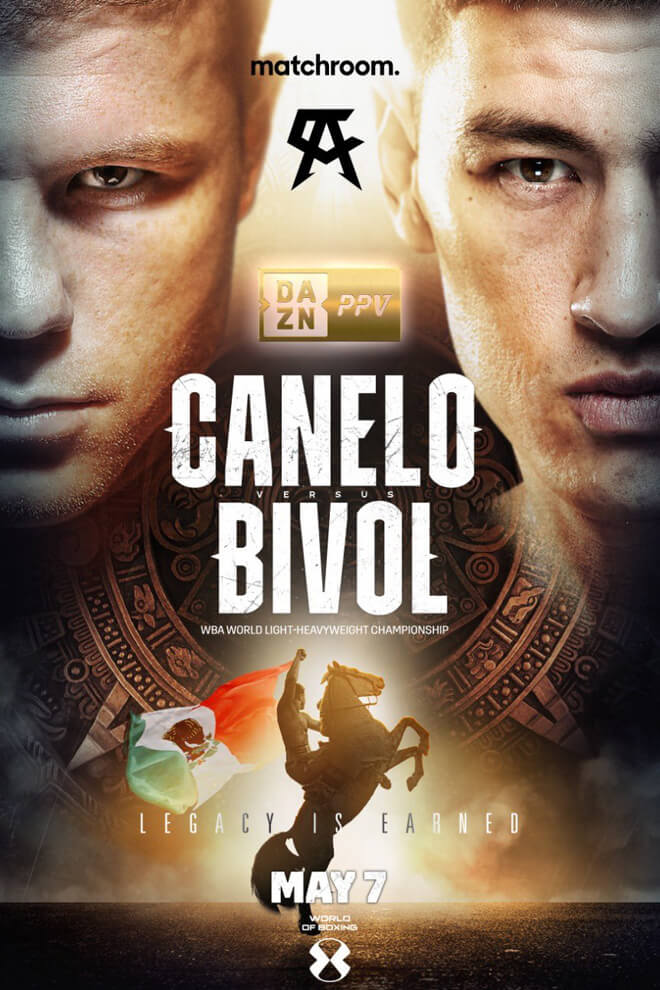 Poster del Deporte: Saúl Álvarez vs. Dmitry Bivol