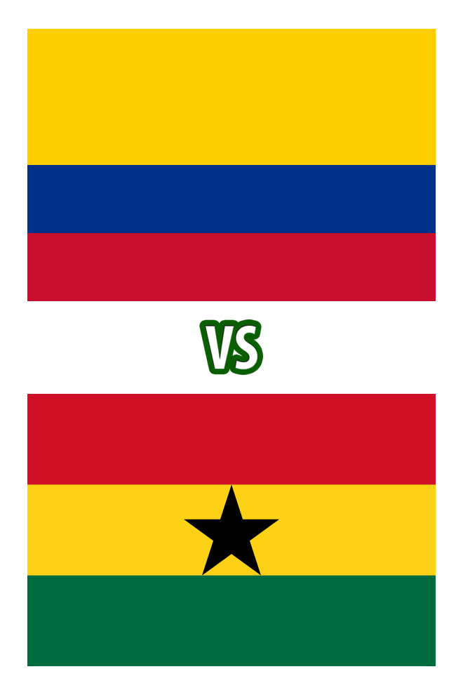 Poster del Deporte: Colombia vs. Ghana