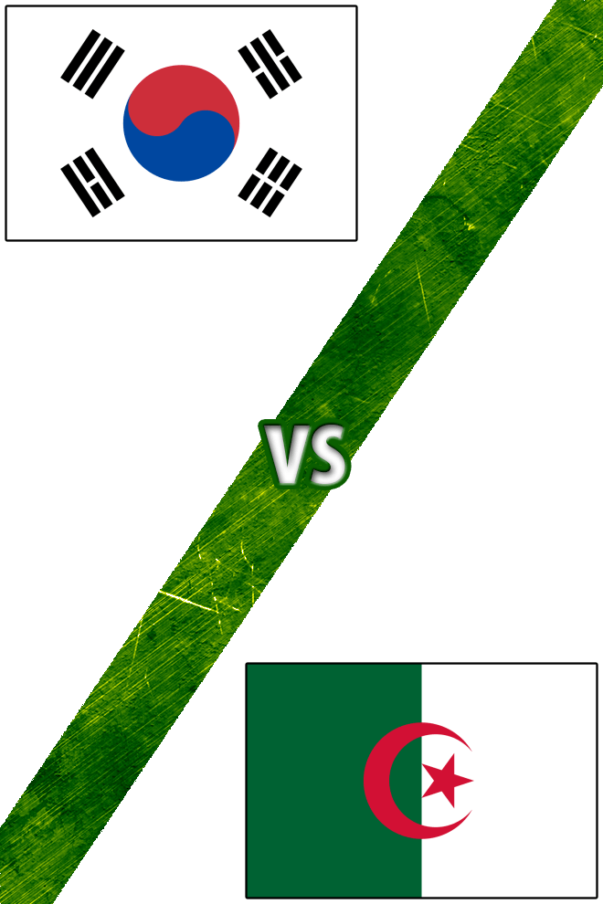 Poster del Deporte: Corea del Sur Vs. Argelia