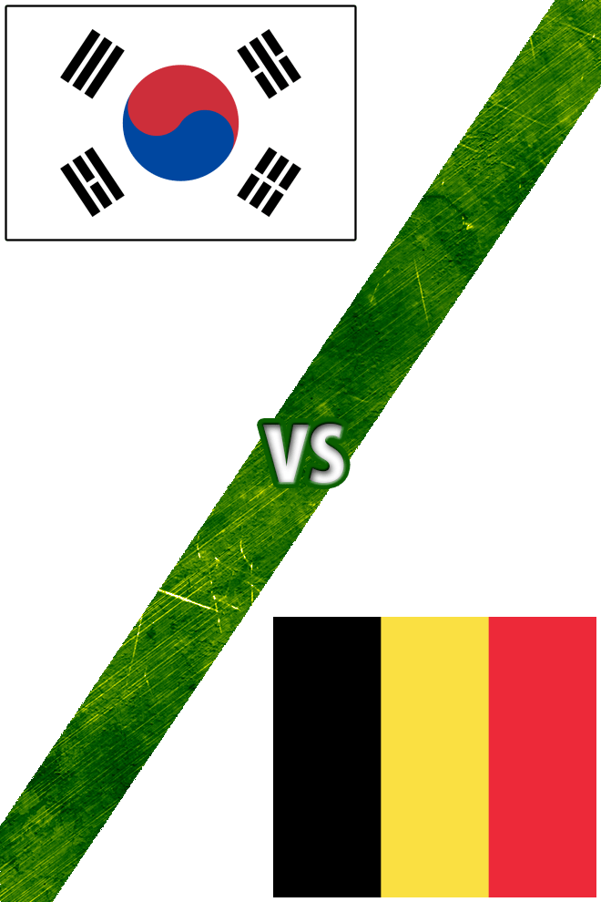 Poster del Deporte: Corea del Sur Vs. Bélgica