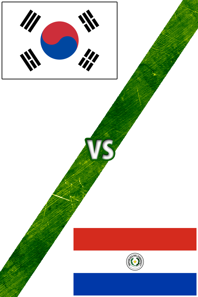 Poster del Deporte: Corea del Sur vs. Paraguay
