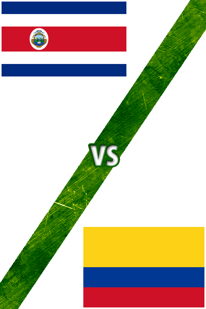 Poster del Deporte: Costa Rica vs. Colombia