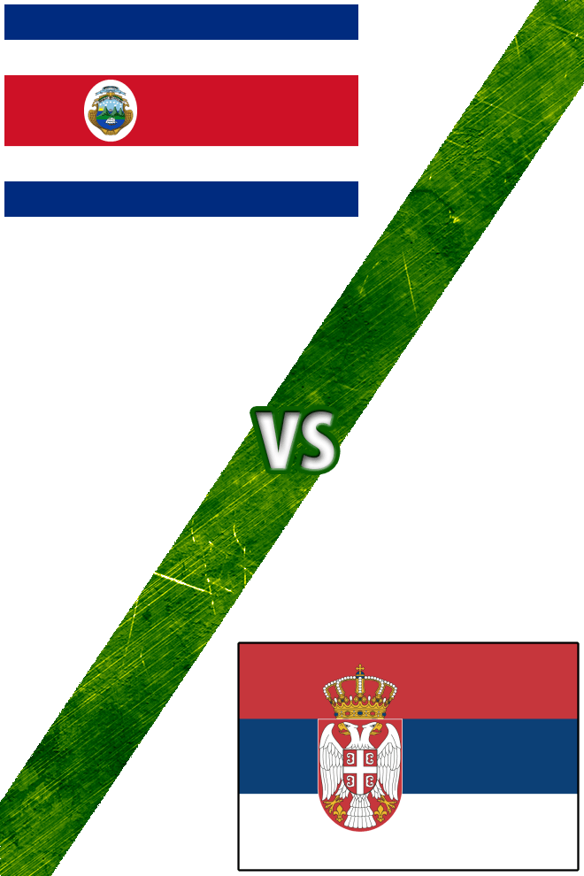Poster del Deporte: Costa Rica vs. Serbia