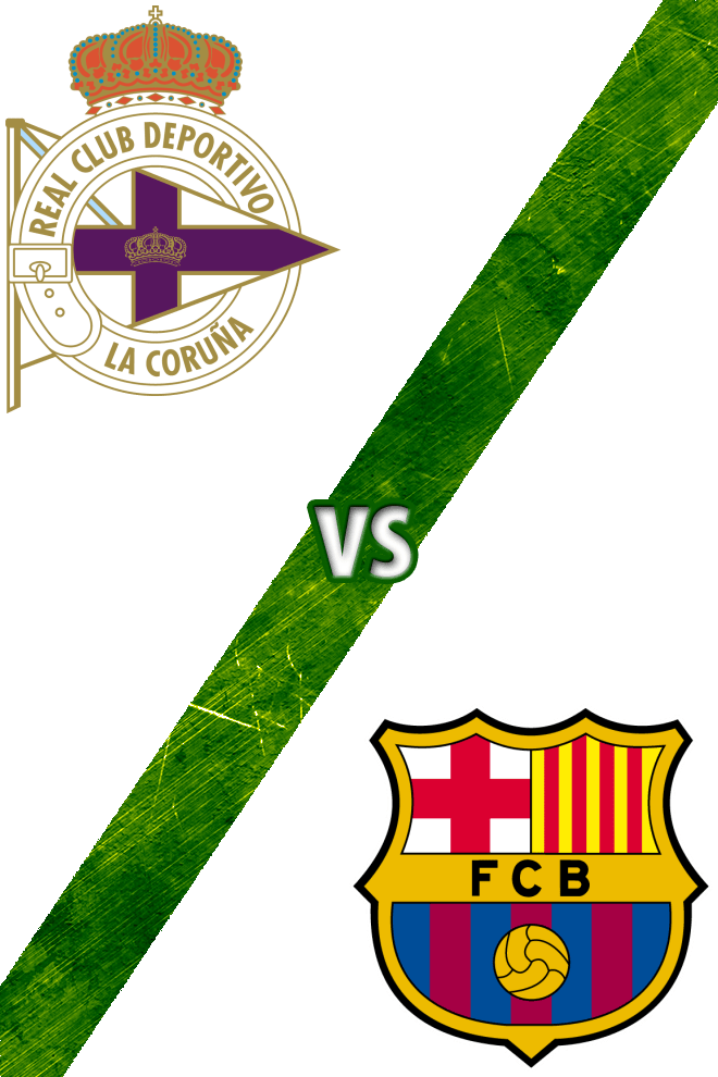 Poster del Deporte: Deportivo de La Coruña vs. Barcelona