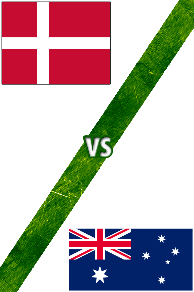 Poster del Deporte: Dinamarca vs. Australia