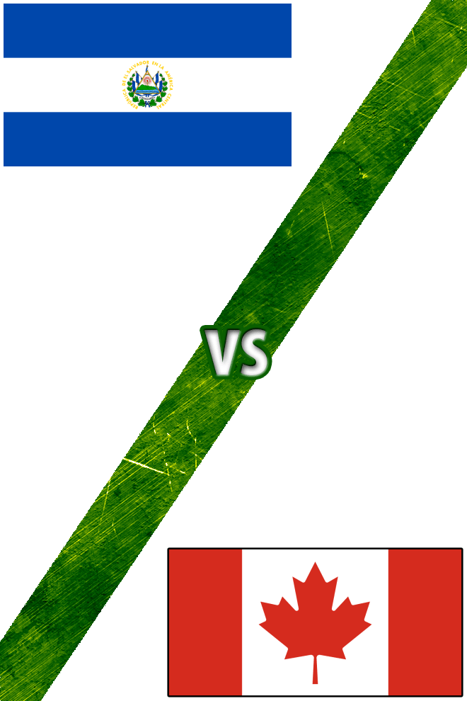 Poster del Deporte: El Salvador vs. Canadá