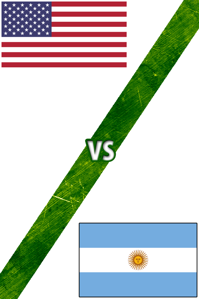 Poster del Deporte: Estados Unidos vs. Argentina