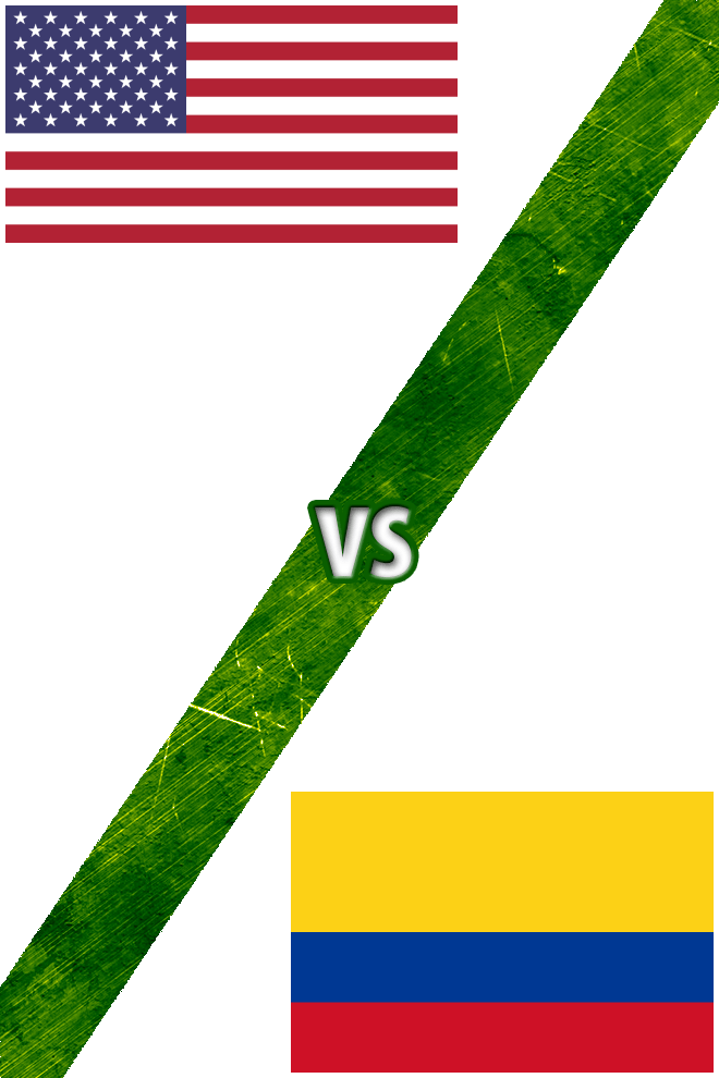 Poster del Deporte: Estados Unidos vs. Colombia