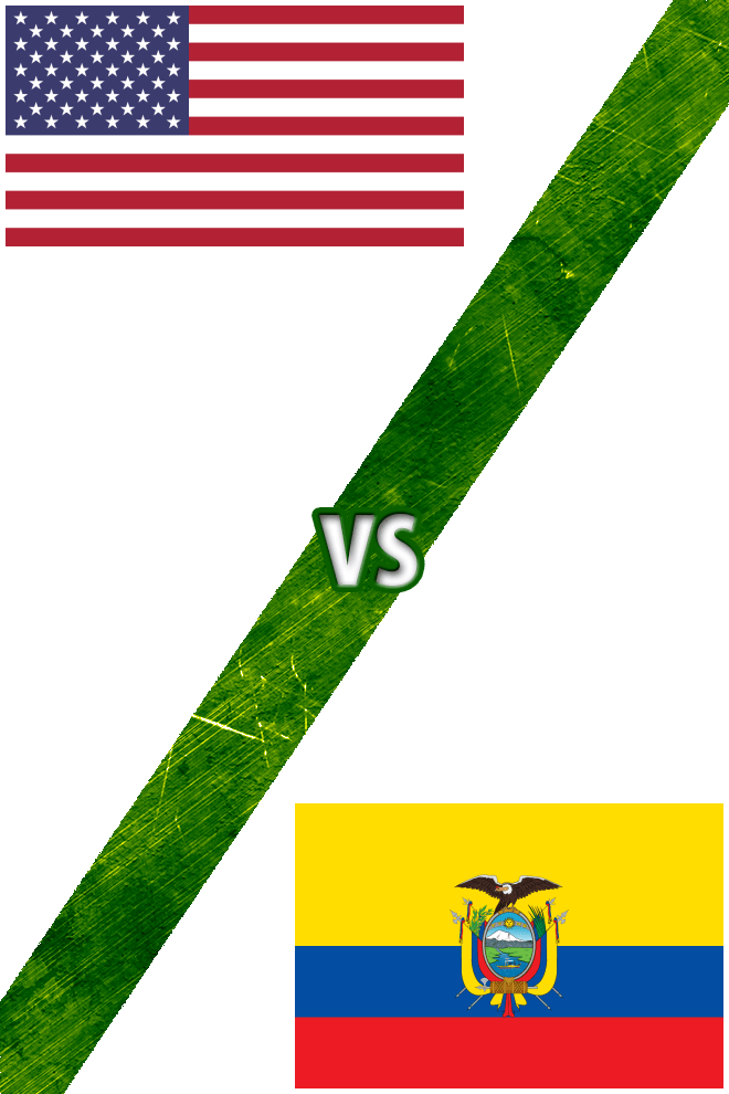 Poster del Deporte: Estados Unidos vs. Ecuador