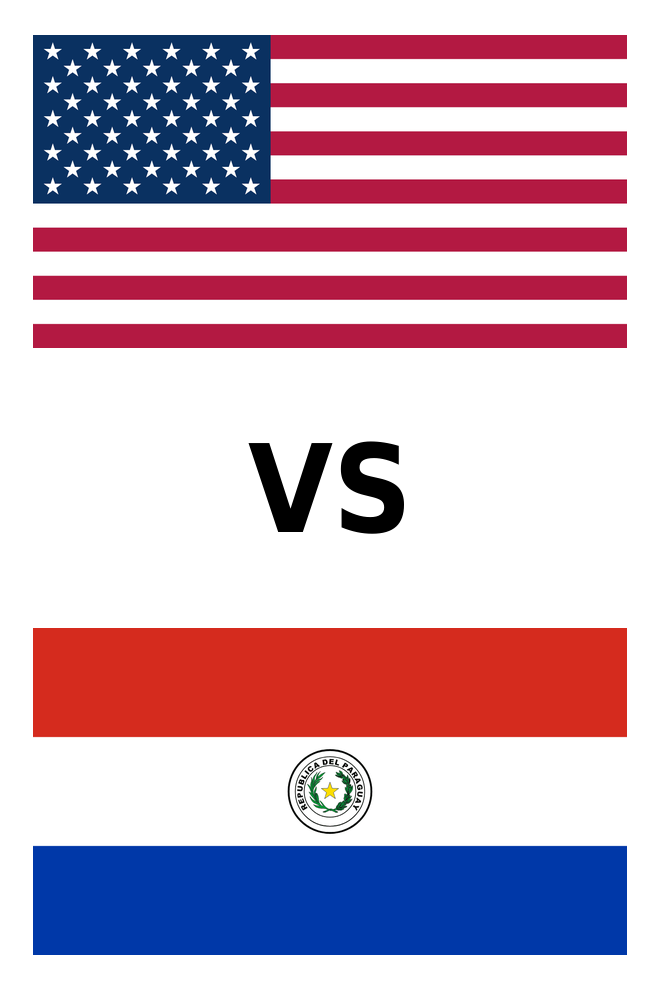 Poster del Deporte: Estados Unidos vs. Paraguay