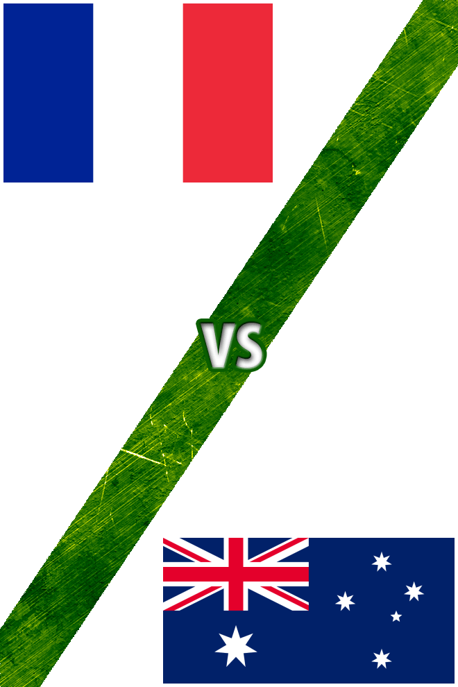 Poster del Deporte: Francia vs. Australia