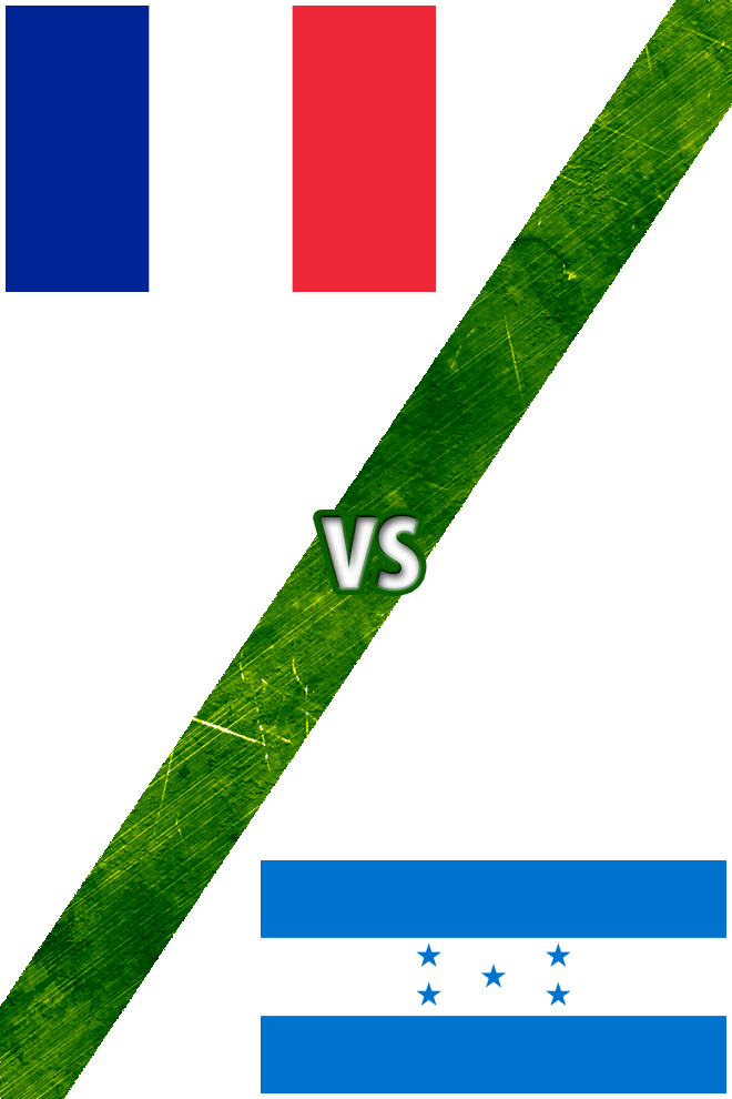Poster del Deporte: Francia Vs. Honduras