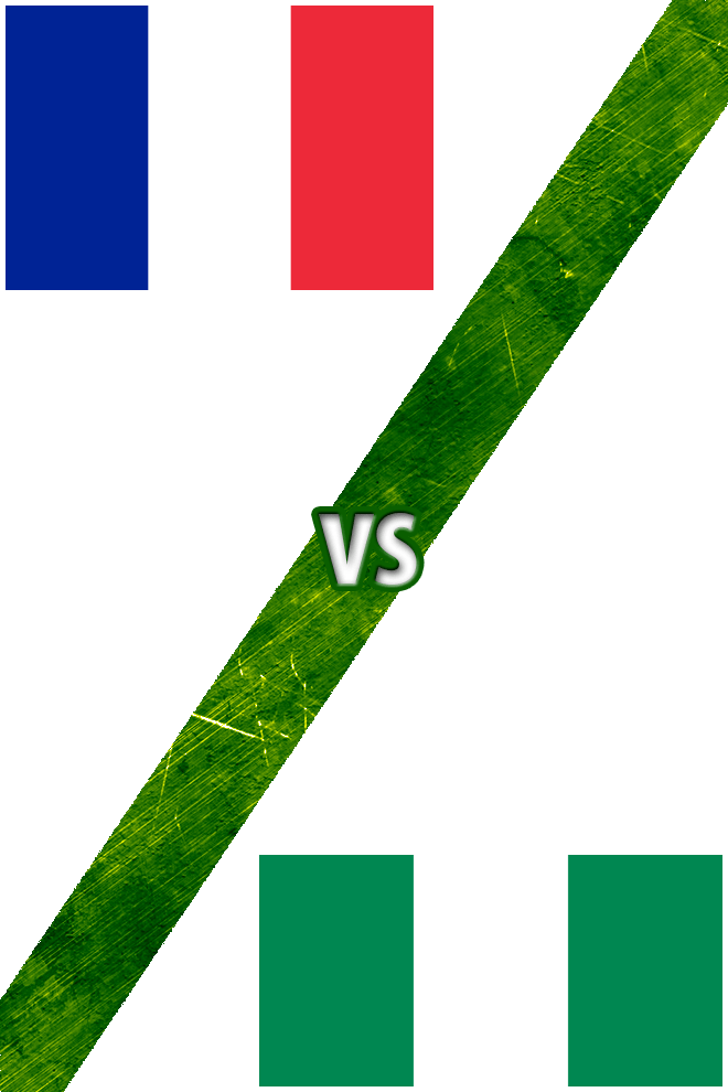 Poster del Deporte: Francia vs. Nigeria