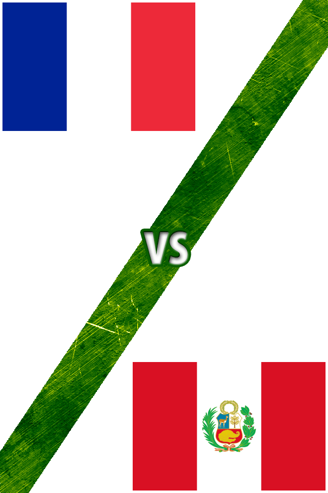 Poster del Deporte: Francia vs. Perú