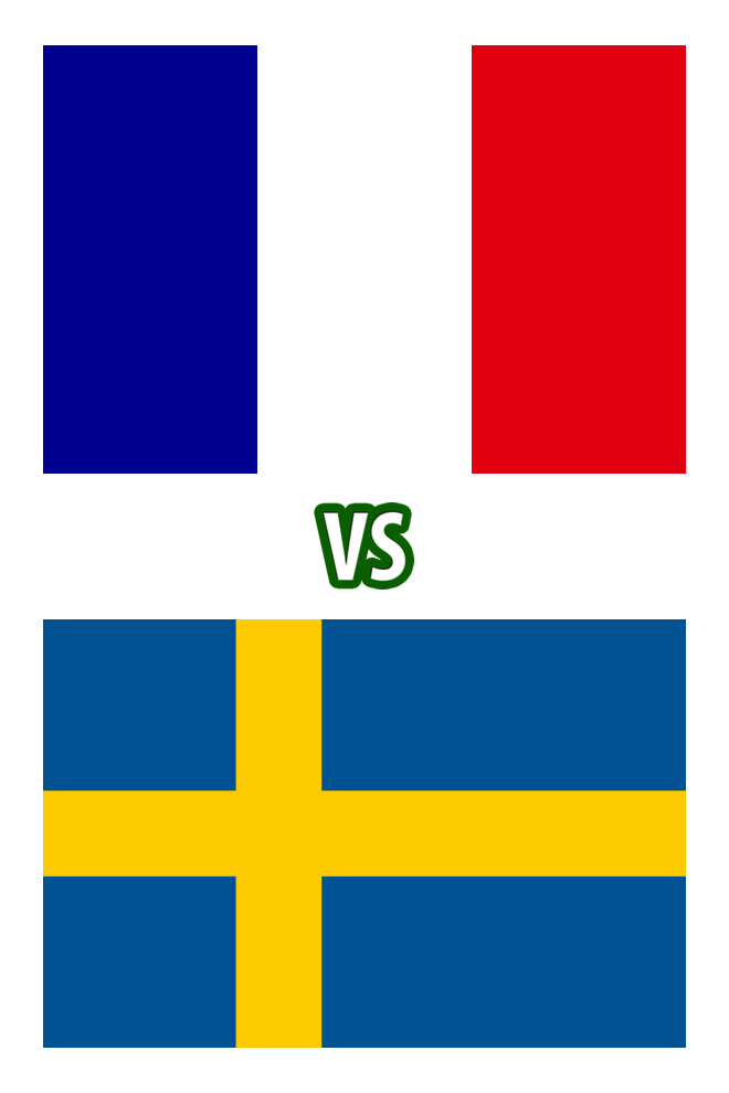 Poster del Deporte: Francia vs. Suecia