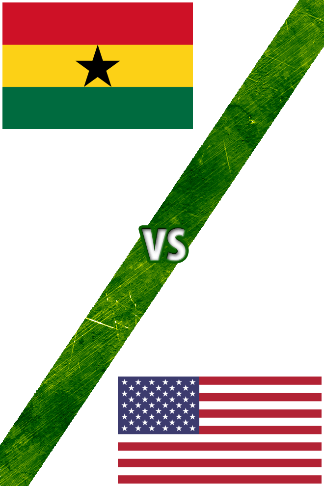 Poster del Deporte: Ghana Vs. Estados Unidos